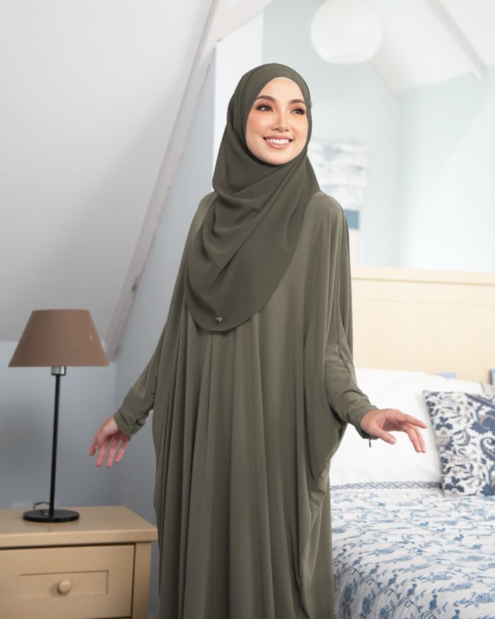 Kaftan Lana – Olive Green - Image 5