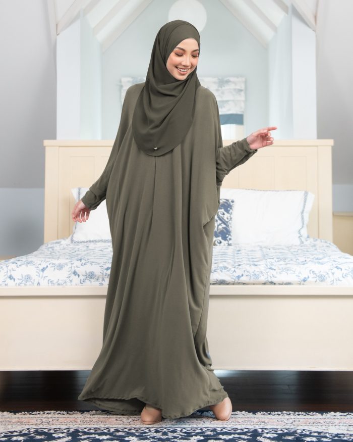 Kaftan Lana – Olive Green - Image 2