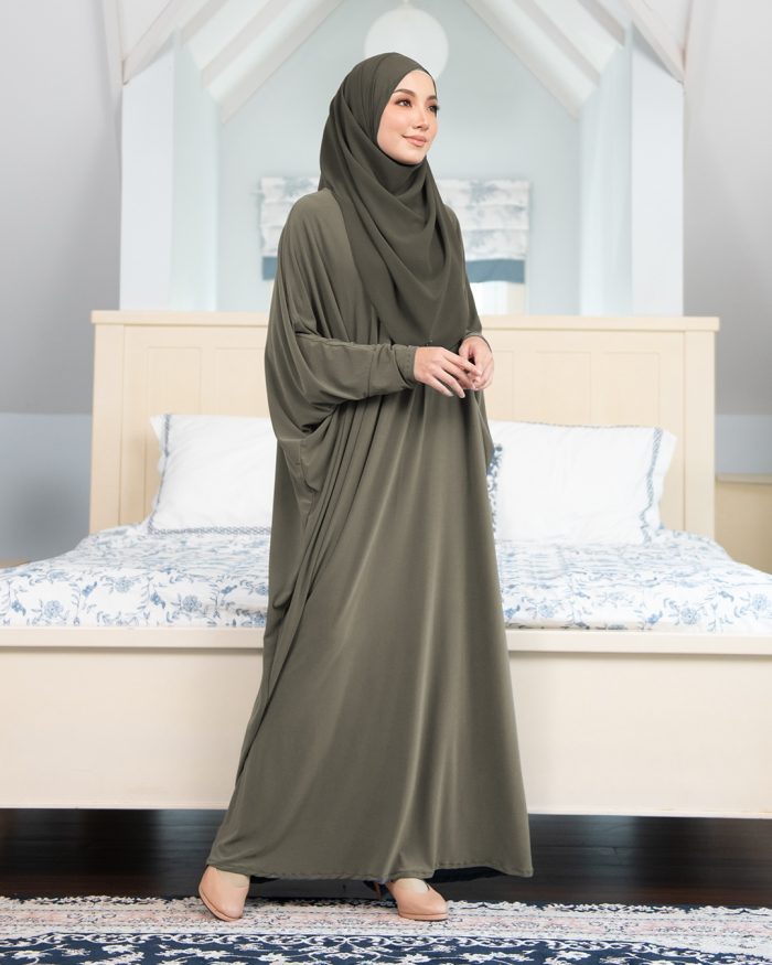 Kaftan Lana – Olive Green - Image 3