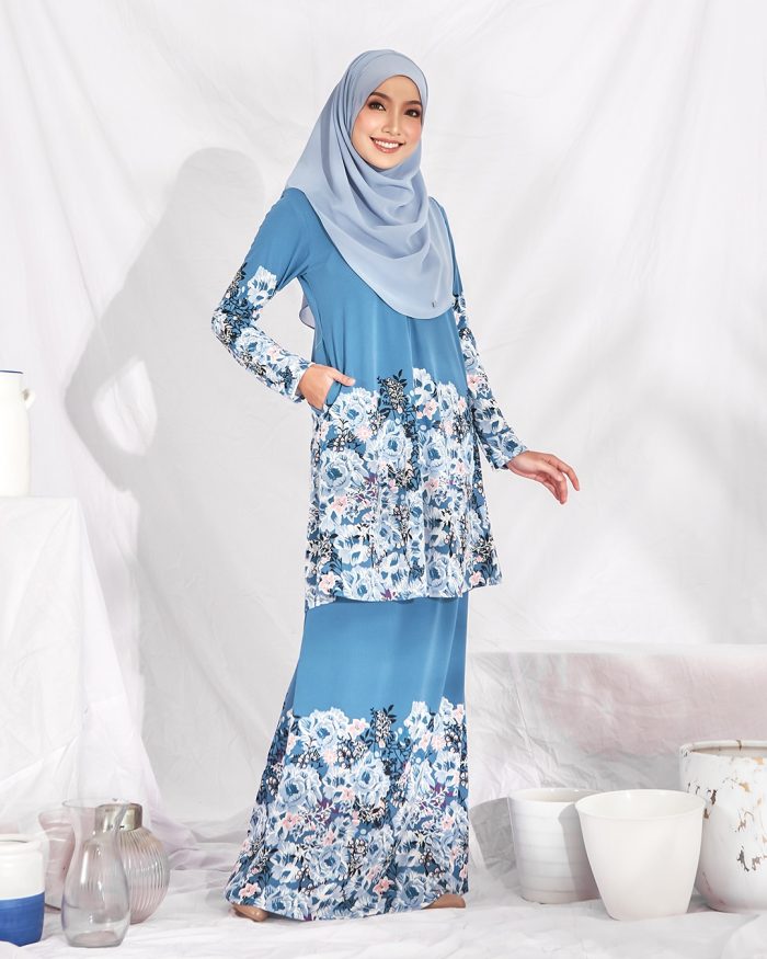 Kurung Lara - Aegean Blue