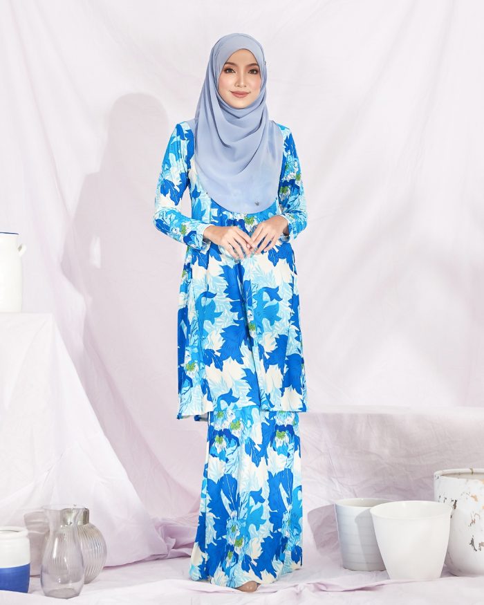 Baju Kurung Pahang Laura Printed – Ocean Cosmos