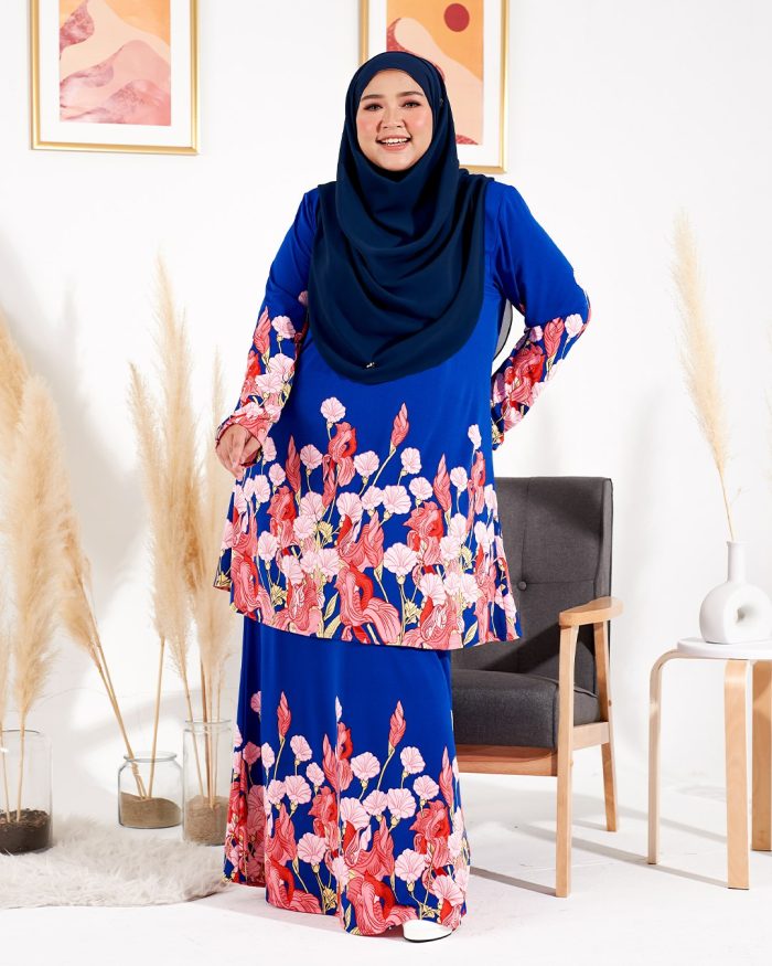 Kurung Lara - Blossom Blue - Image 2