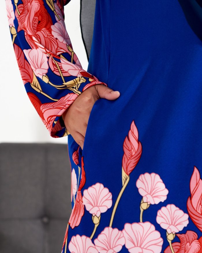 Kurung Lara - Blossom Blue - Image 4