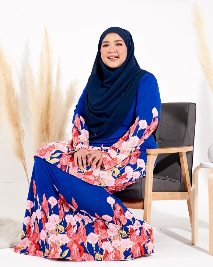 Kurung Lara - Blossom Blue - Image 3