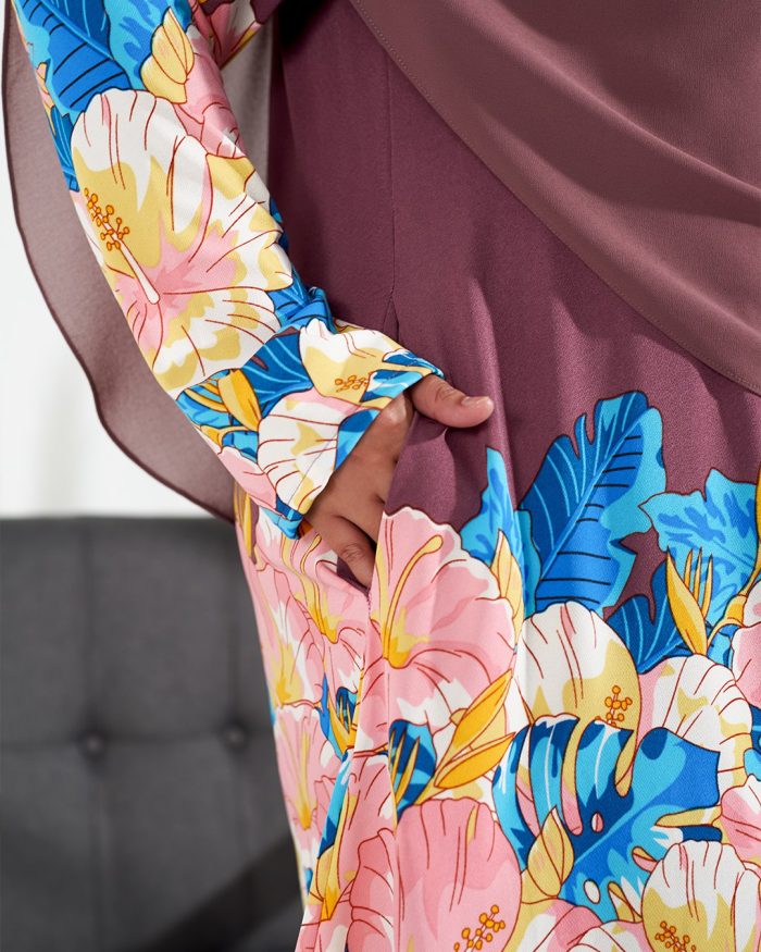 Kurung Lara - Viola Mauve - Image 4