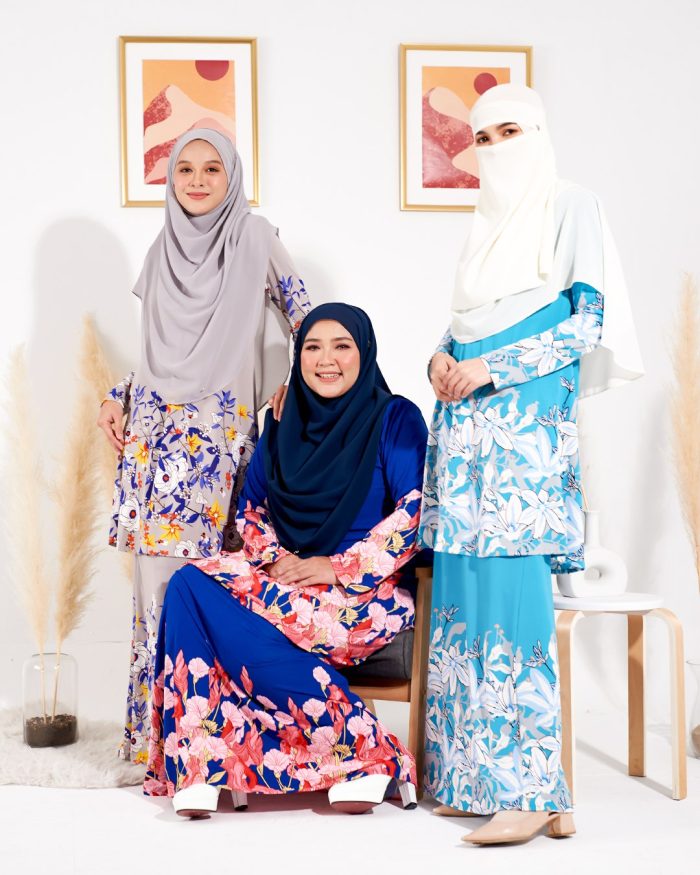 Kurung Lara - Silver Grey - Image 5
