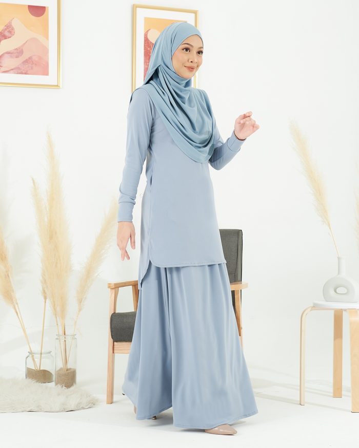 Baju Kurung Losry - Sky Blue