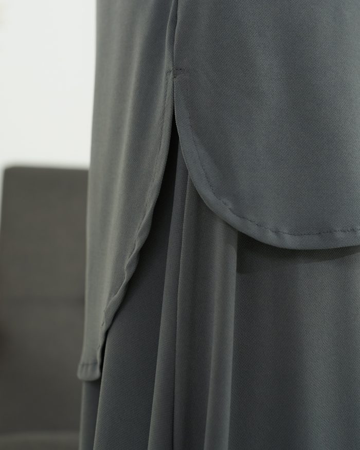 Baju Kurung Losry - Stormy Grey - Image 5