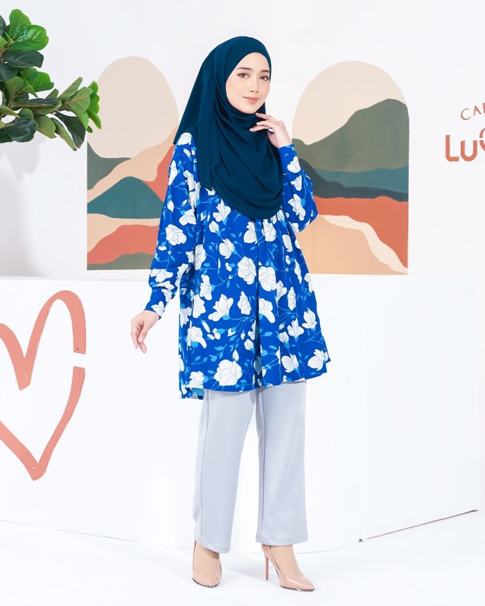 Blouse Likita – Daffodil Blue