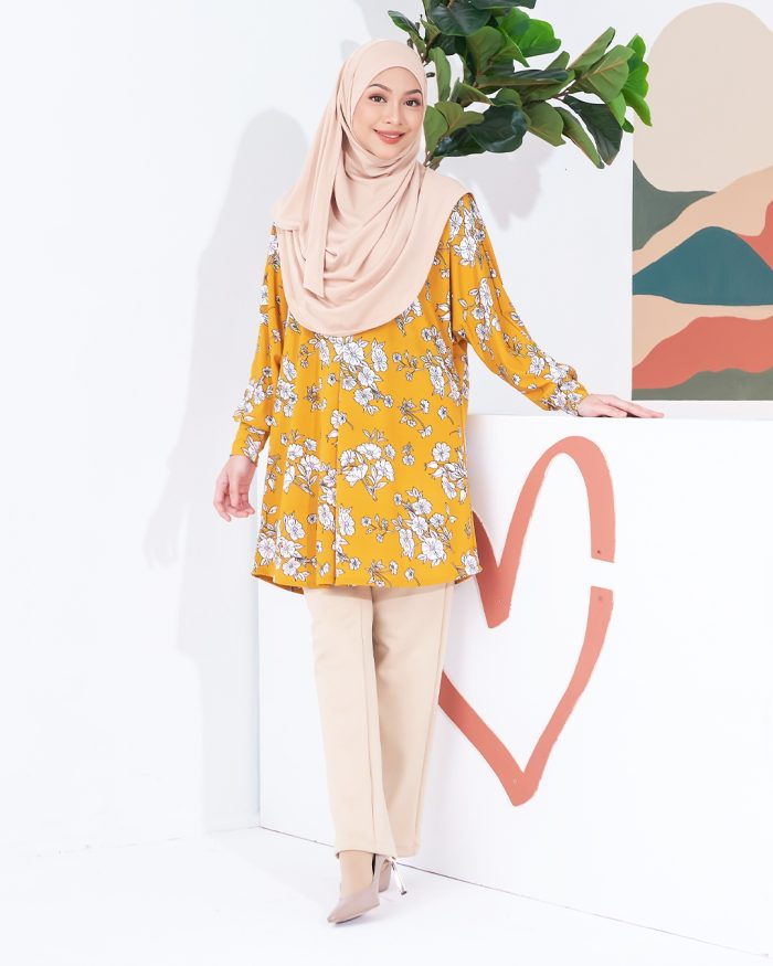 Blouse Likita – Pansy Mustard - Image 3