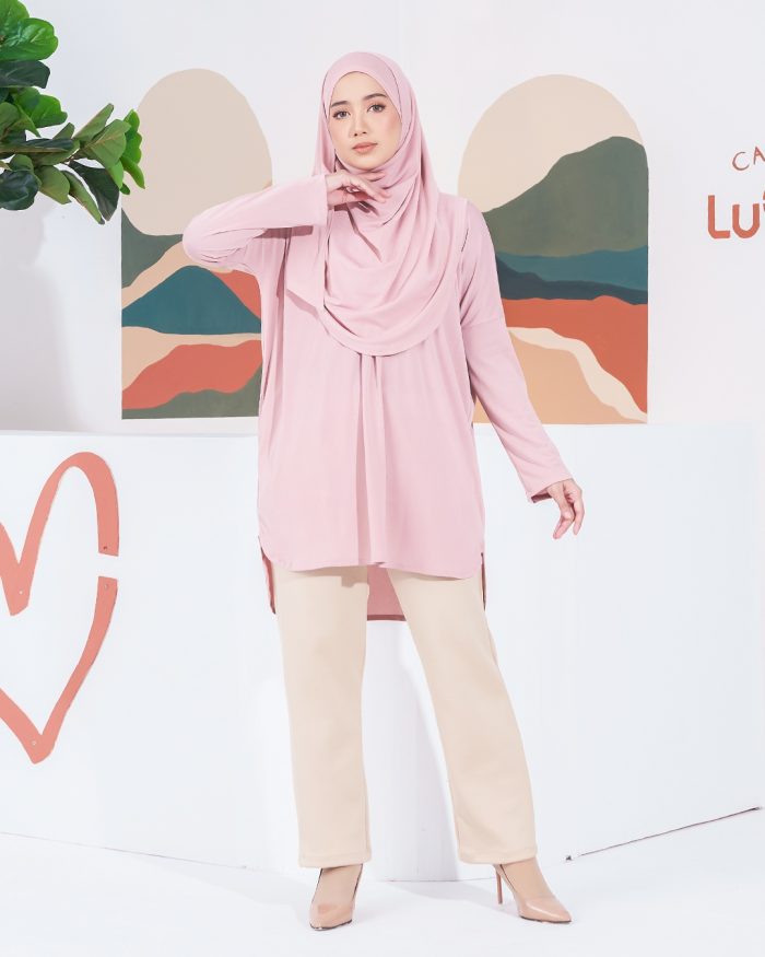 Blouse Leeka - Salmon Pink