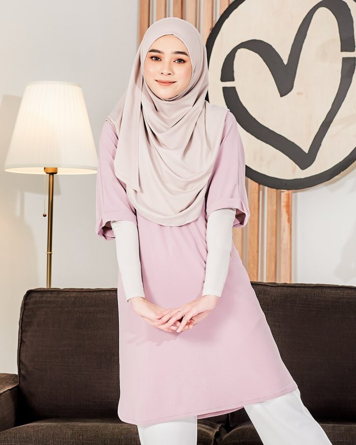 Blouse Homey Plain Lydia - Blush Pinky - Image 5