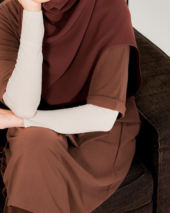 Blouse Homey Plain Lydia - Hickory Brown - Image 5