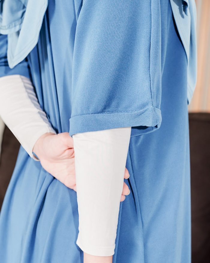 Blouse Homey Plain Lydia - Teal Blue - Image 8