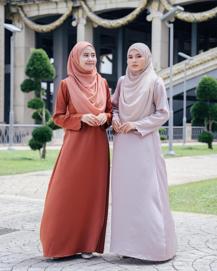 Abaya Sulam Reesia - Pink Flamingo - Image 6