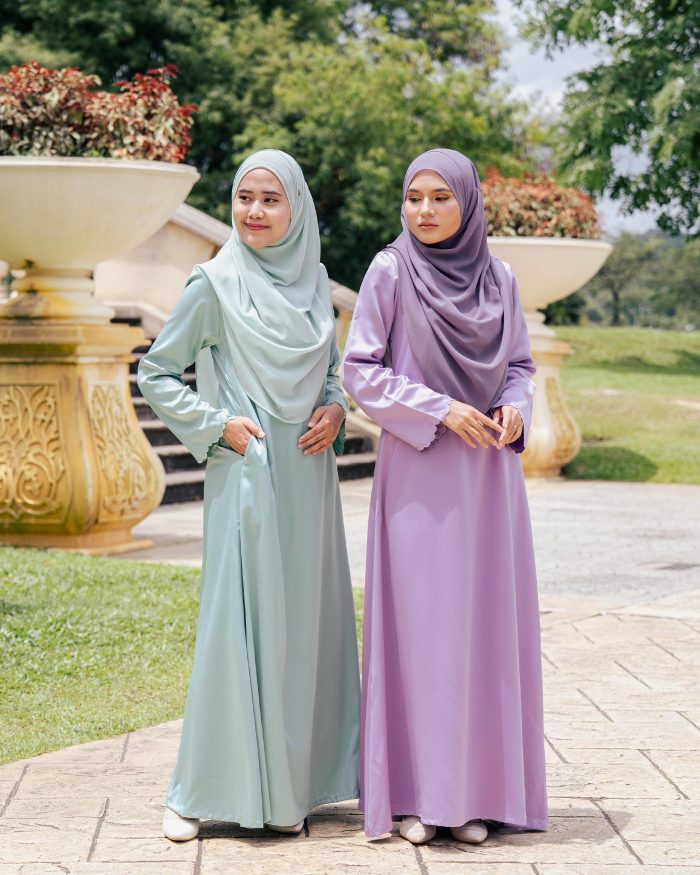 Abaya Sulam Reesia - Lavender Grey - Image 6