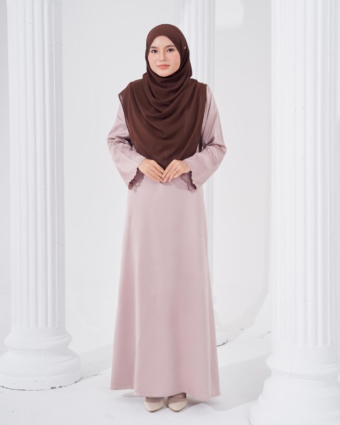 Abaya Sulam Reesia - French Taupe - Image 3