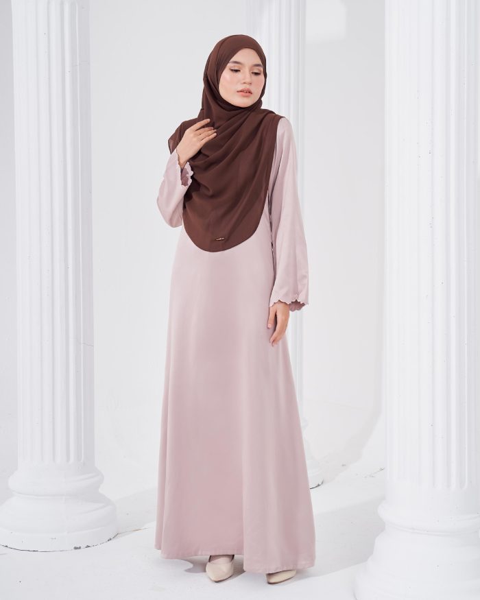 Abaya Sulam Reesia - French Taupe