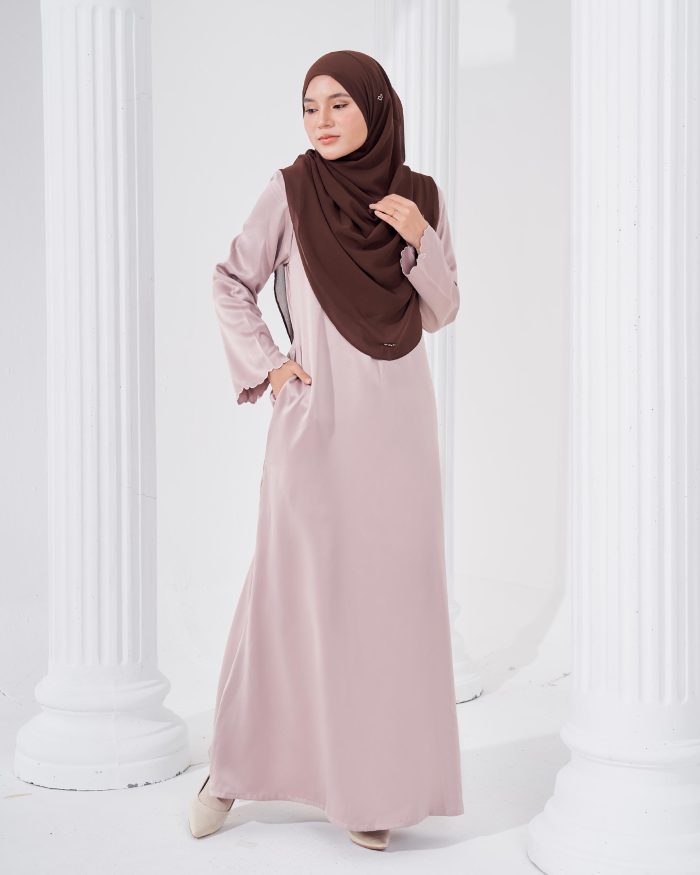 Abaya Sulam Reesia - French Taupe - Image 2