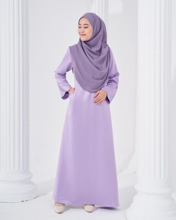 Abaya Sulam Reesia - Glossy Grape - Image 2