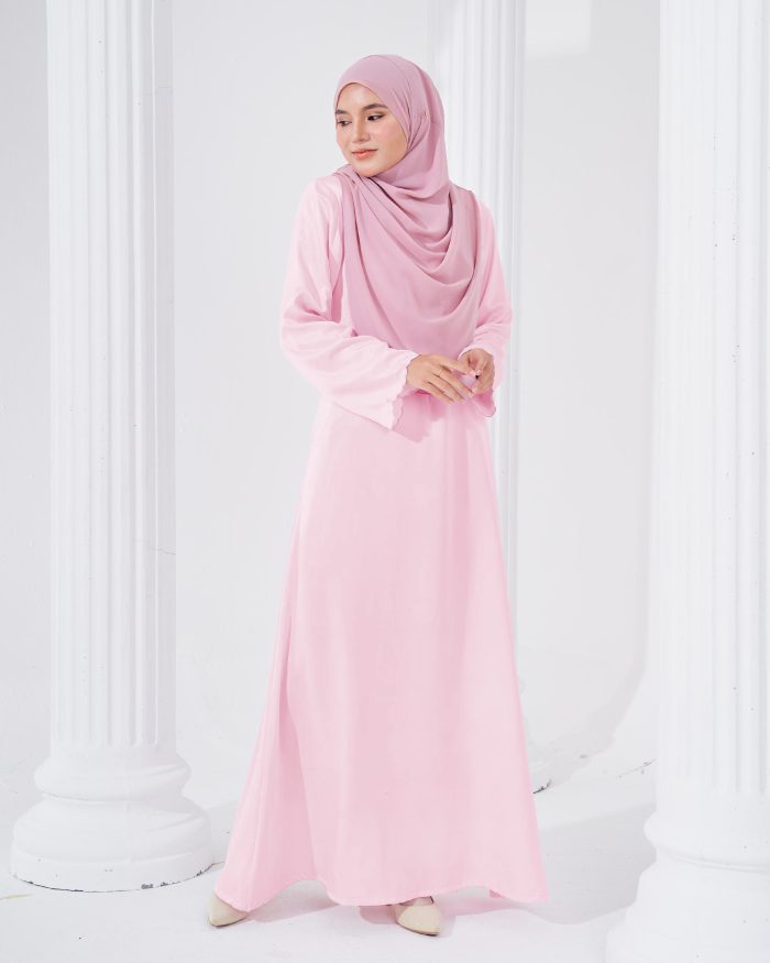 Abaya Sulam Reesia - Pink Lemonade