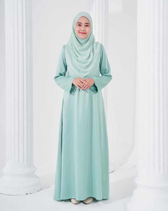 Abaya Sulam Reesia - Ultramarine Green - Image 3