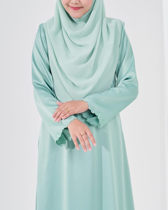 Abaya Sulam Reesia - Ultramarine Green - Image 5