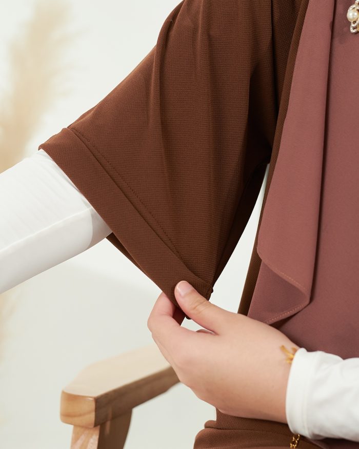 Blouse Homey Plain Lydia - Hickory Brown - Image 10