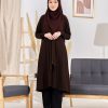 Long Cardigan Lina 2.0 - Dark Chocolate - Image 2