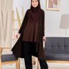 Long Cardigan Lina 2.0 - Dark Chocolate - Image 3