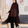 Long Cardigan Lina 2.0 - Dark Chocolate