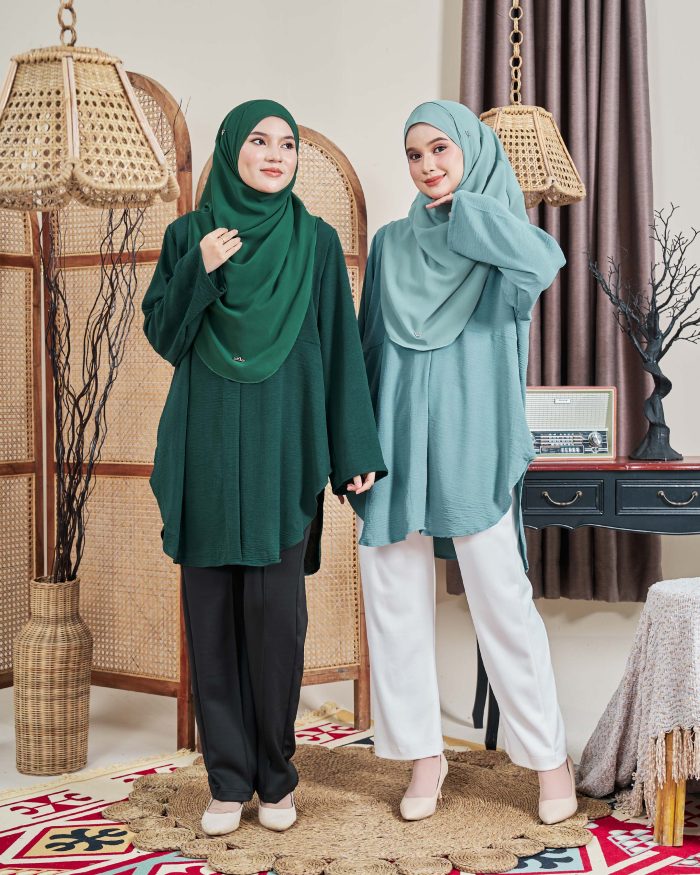 Blouse Jessie - Emerald Green - Image 5