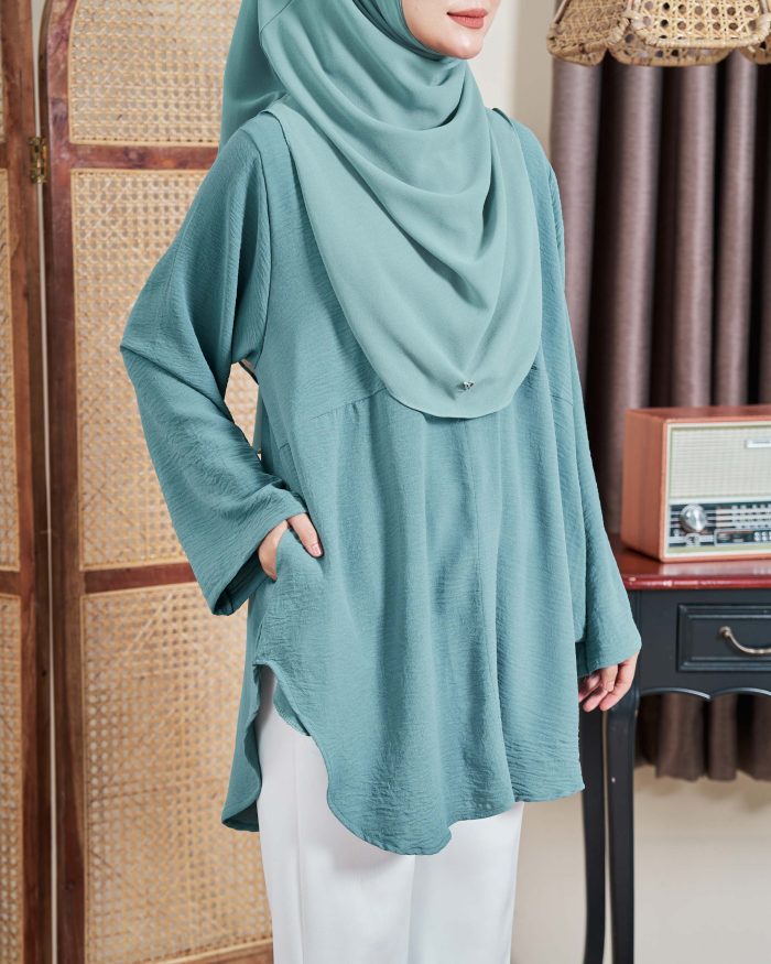 Blouse Jessie - Turqoise - Image 3