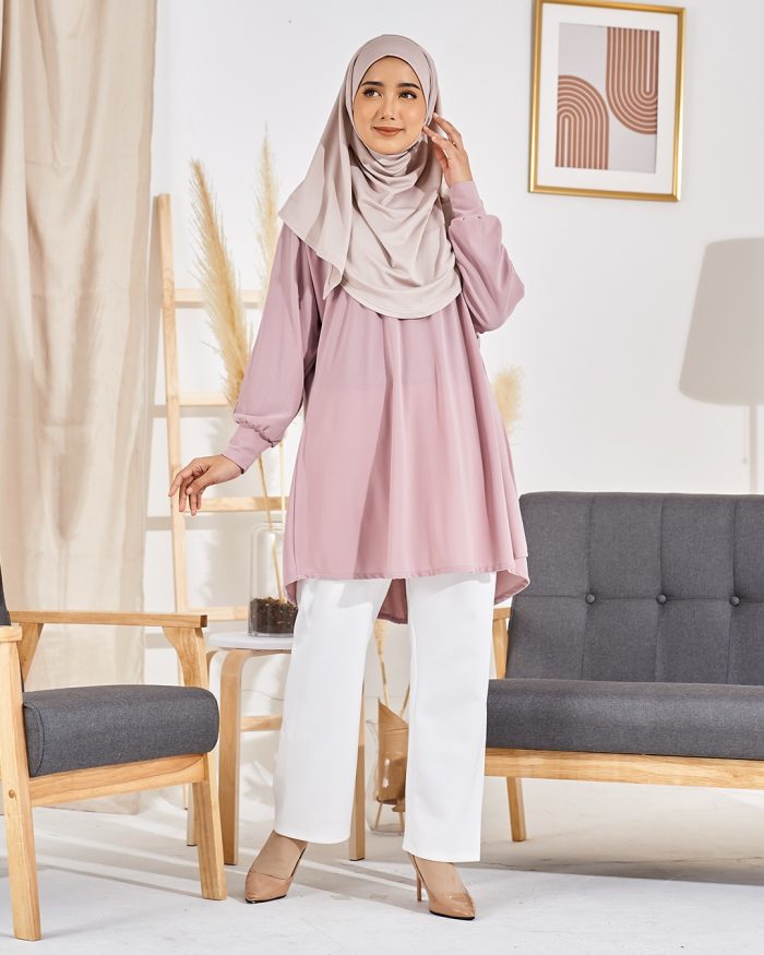 Blouse Leesha - Blush Pinky