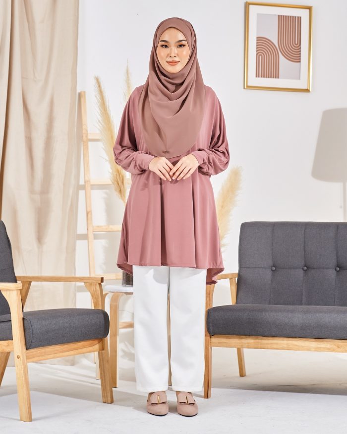 Blouse Leesha - Mauve Taupe - Image 2