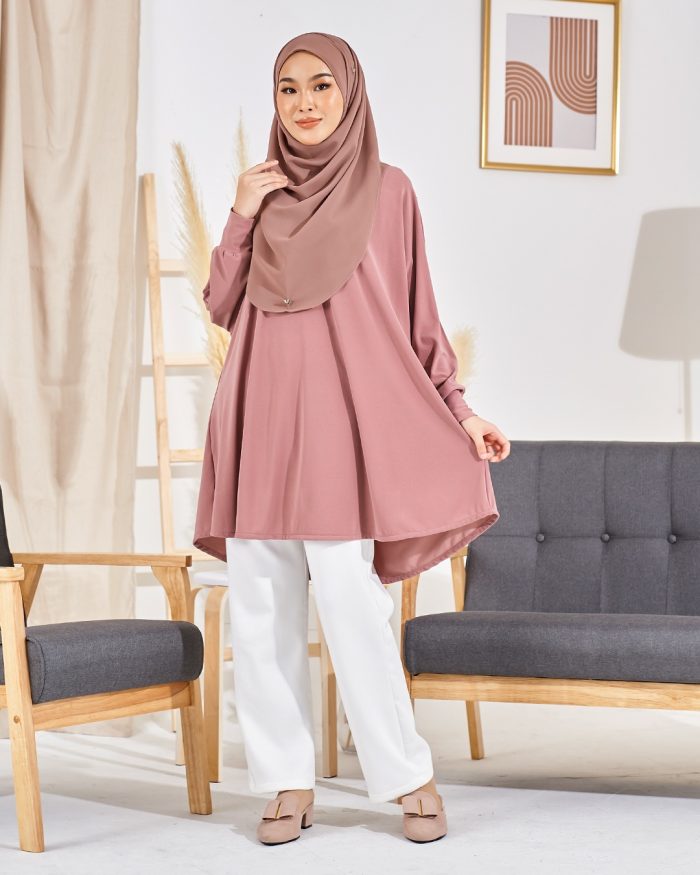 Blouse Leesha - Mauve Taupe