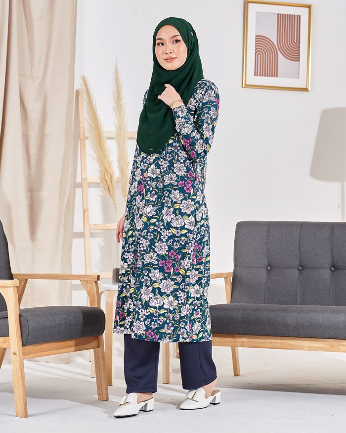 Medi Dress Lorna Printed - Lily Aegean - Image 2