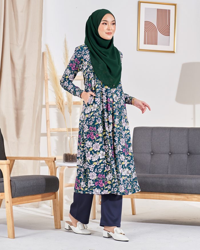 Medi Dress Lorna Printed - Lily Aegean - Image 3