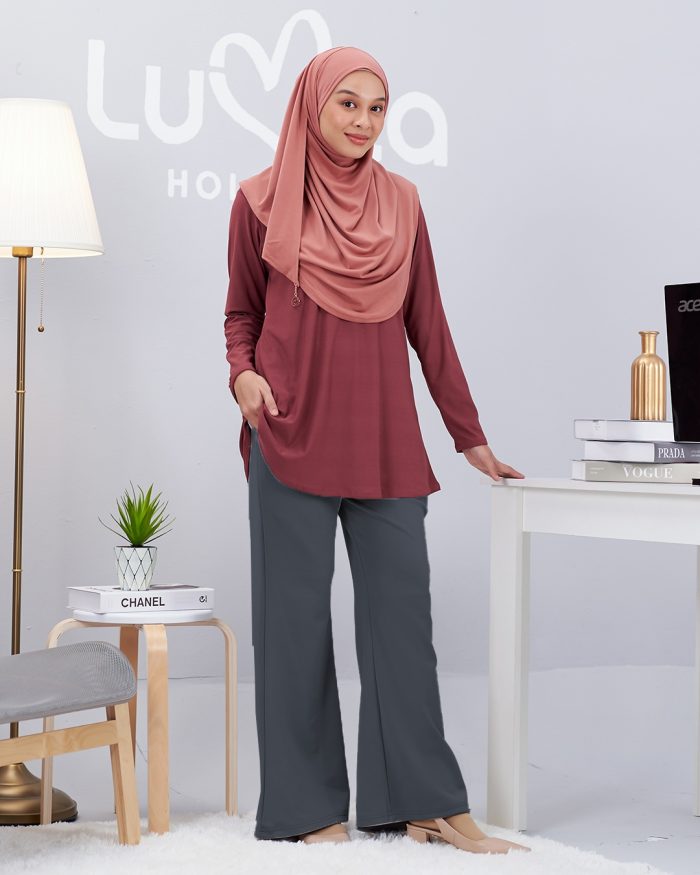 Pants Bootcut Lisha - Dark Grey - Image 4