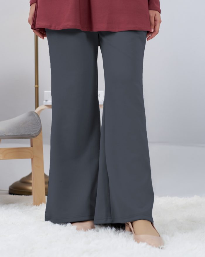 Pants Bootcut Lisha - Dark Grey - Image 2