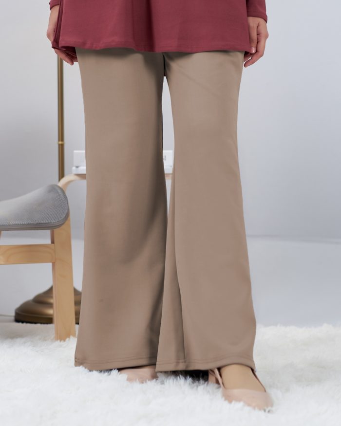 Pants Bootcut Lisha - Coffee Brown