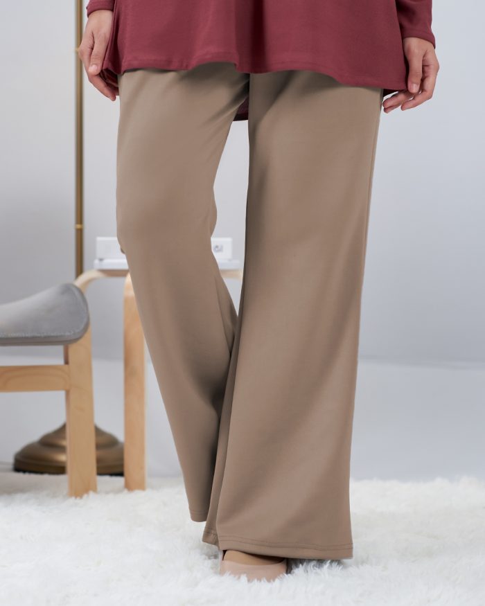 Pants Bootcut Lisha - Coffee Brown - Image 2