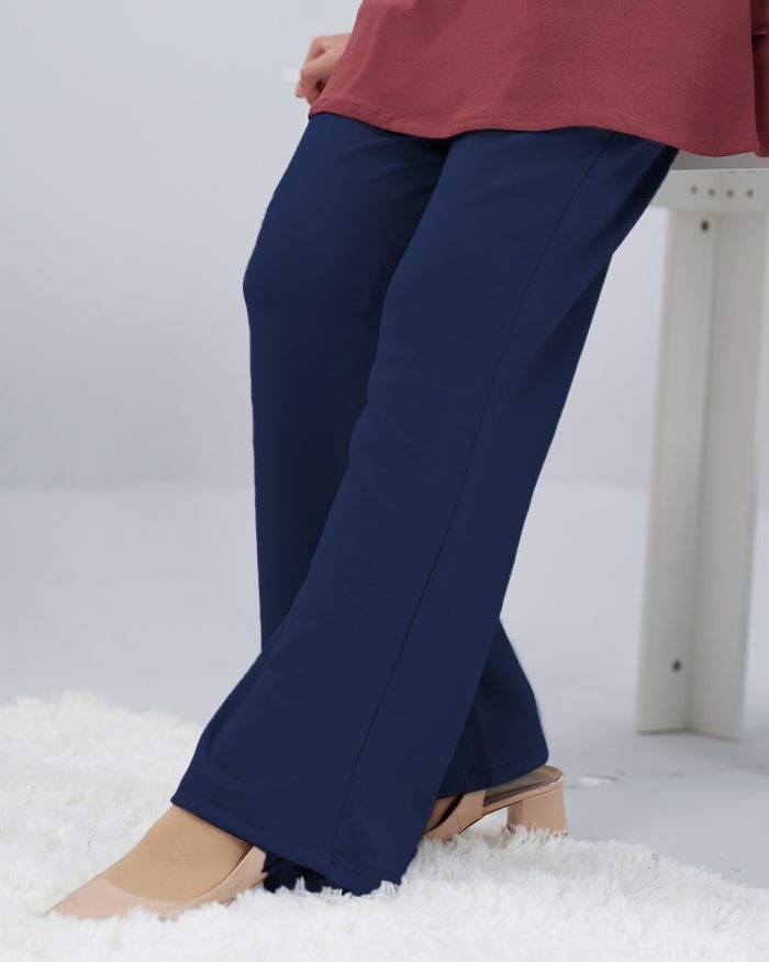 Pants Bootcut Lisha - Navy Blue - Image 3