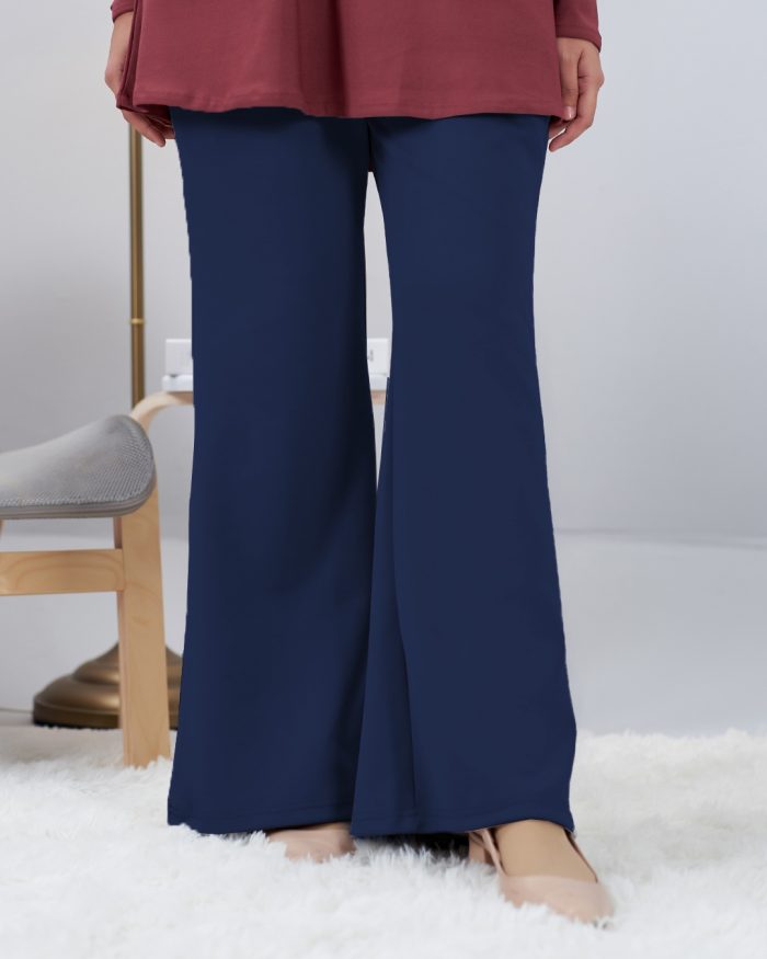 Pants Bootcut Lisha - Navy Blue