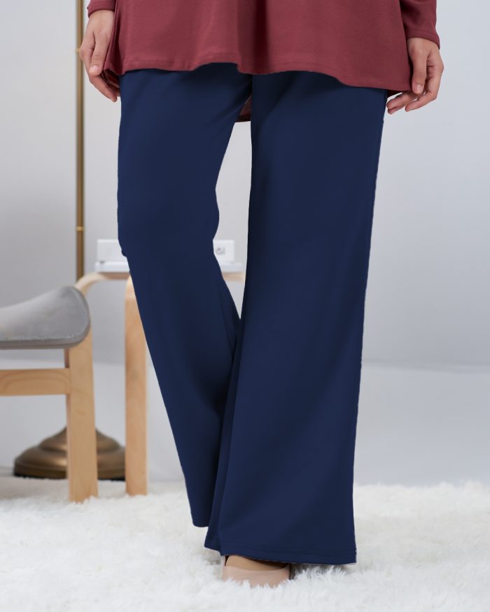 Pants Bootcut Lisha - Navy Blue - Image 2