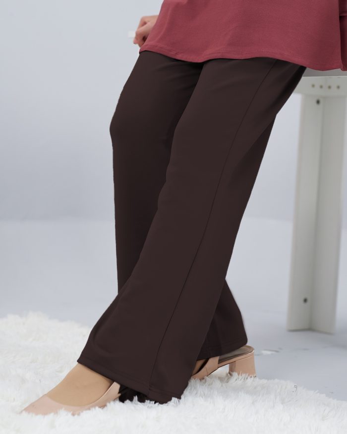 Pants Bootcut Lisha - Wood Brown - Image 3