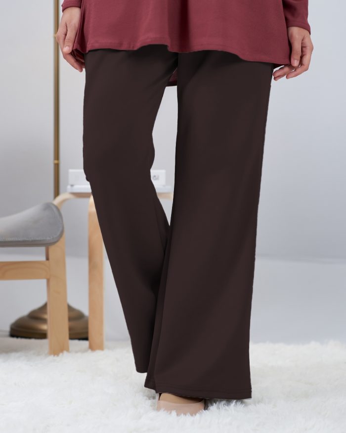 Pants Bootcut Lisha - Wood Brown - Image 2