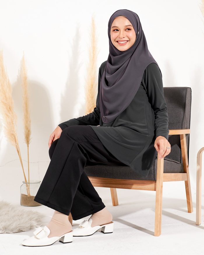Blouse Luv Lia - Pebble Grey - Image 4