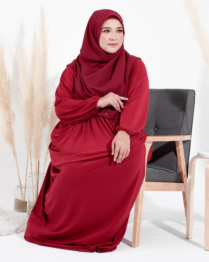 Kaftan Lora - Ruby Red - Image 4