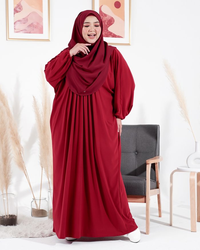 Kaftan Lora - Ruby Red